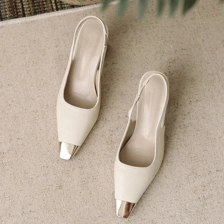 Leila | Sapatos Slingback Pontiagudos