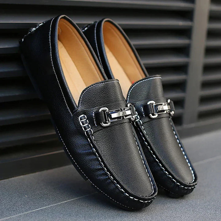 Mocassins De Pele Genuína
