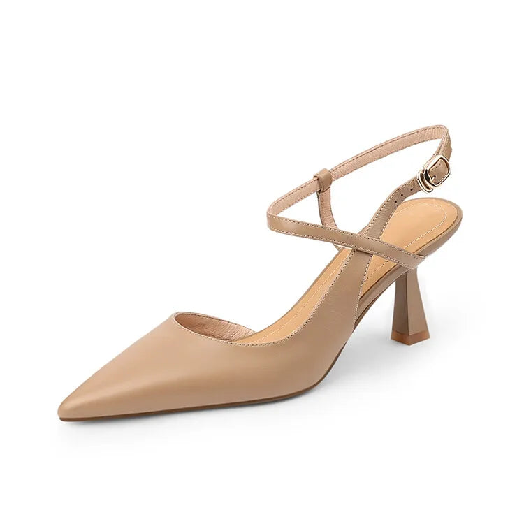 Scarlett | Sapatos slingback elegantes com laço