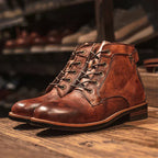 Caio - Botas Retro Punta Redonda