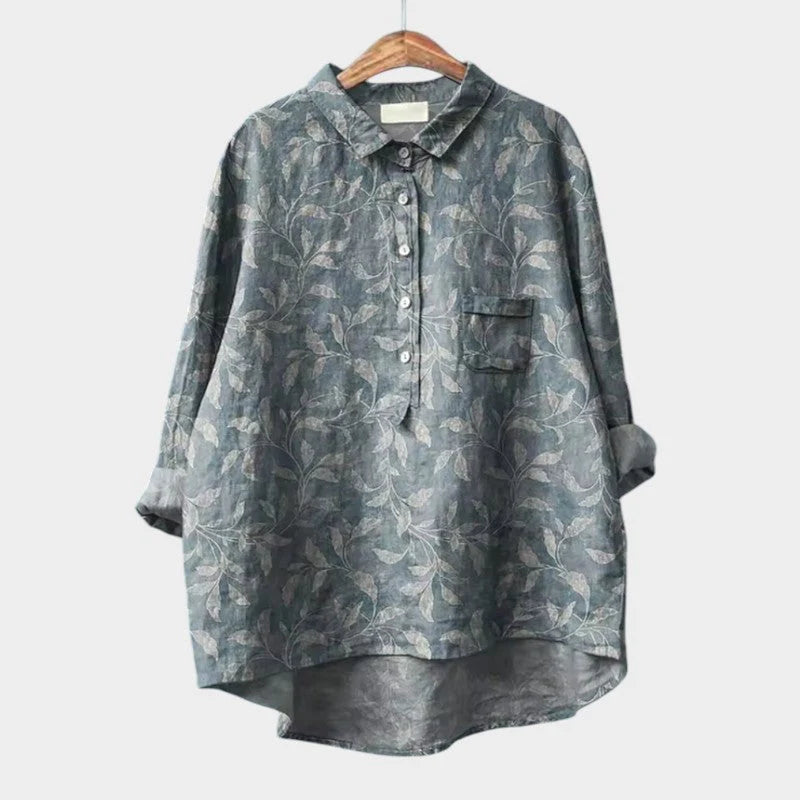 Lena | Blusa Premium Com Detalhes Em Renda