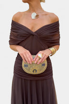 LUANA - VESTIDO ELEGANTE CON ESCOTE EN v