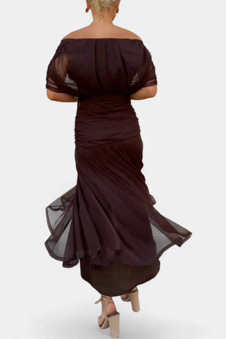 Luana - Vestido Elegante Com Decote Em V