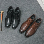 Francisco - Botas de Cuero con Doble Hebilla