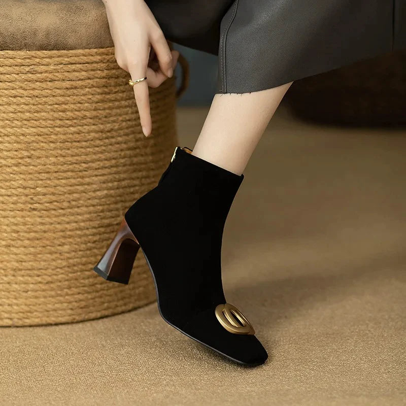 Botas De Veludo De Ópio