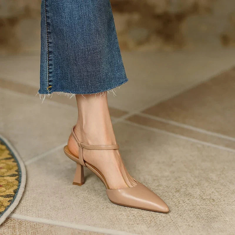 Scarlett | tacones slingback con lazo elegantes