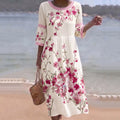 - VESTIDO MIDI ESTAMPADO SAKURA VINTAGE