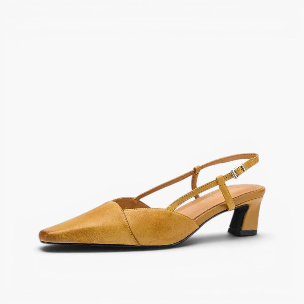 Serena | tacones slingback de piel