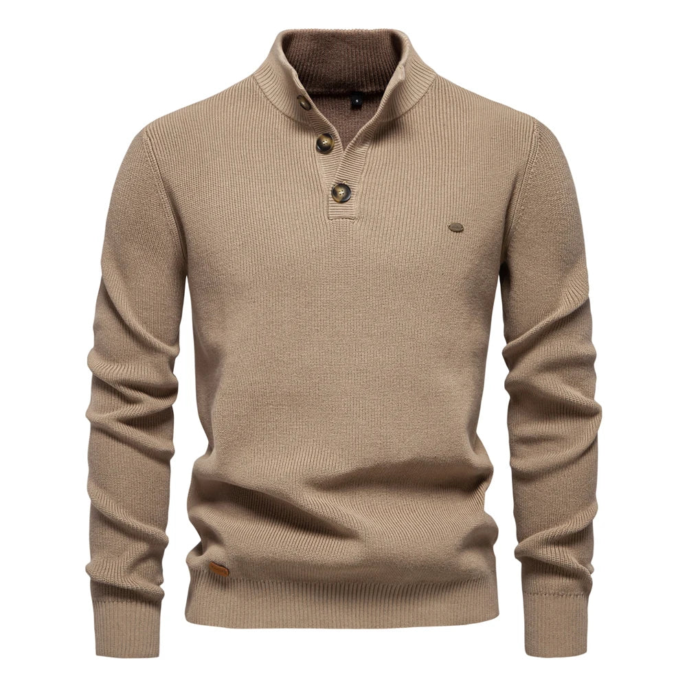 Óscar | elegante jersey de hombre con diseño de botones