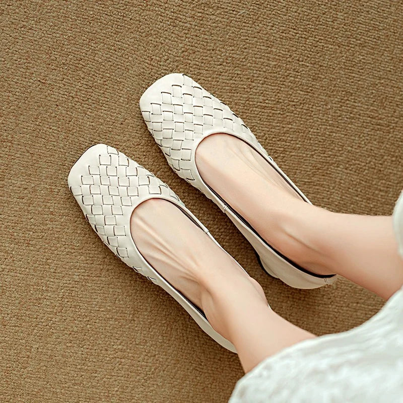 MARCELLE - ZAPATOS PLANOS DE CUERO