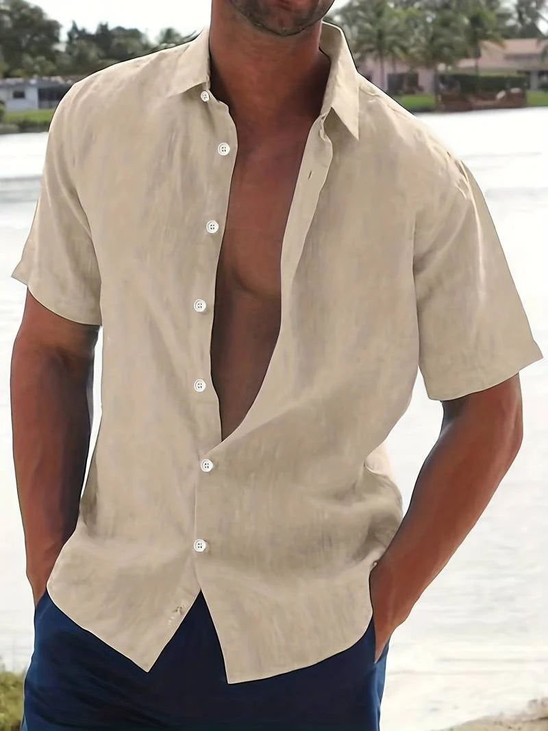 Camisa - Mezcla Ligera Manga Corta