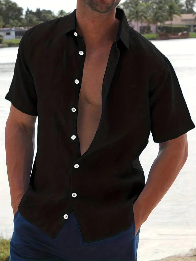CAMISA - MEZCLA LIGERA MANGA CORTA