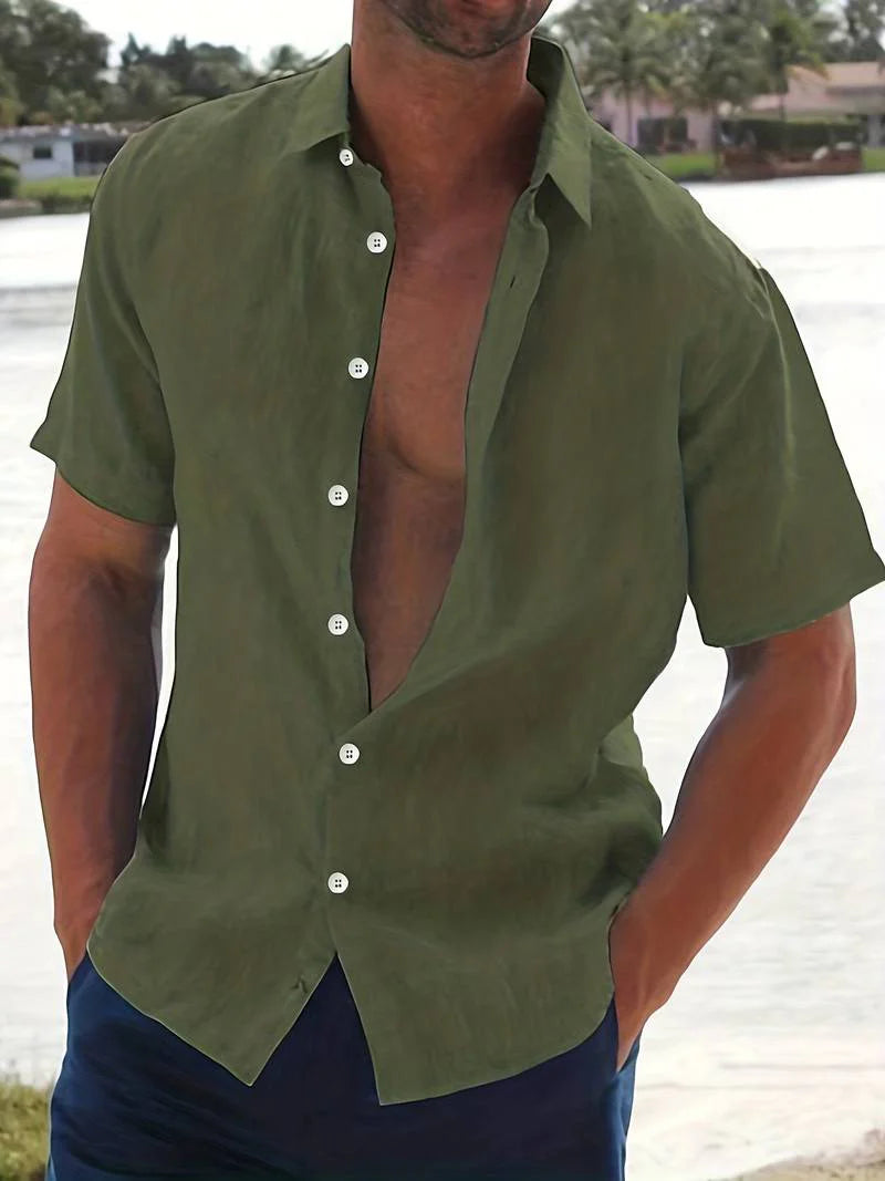 CAMISA - MEZCLA LIGERA MANGA CORTA