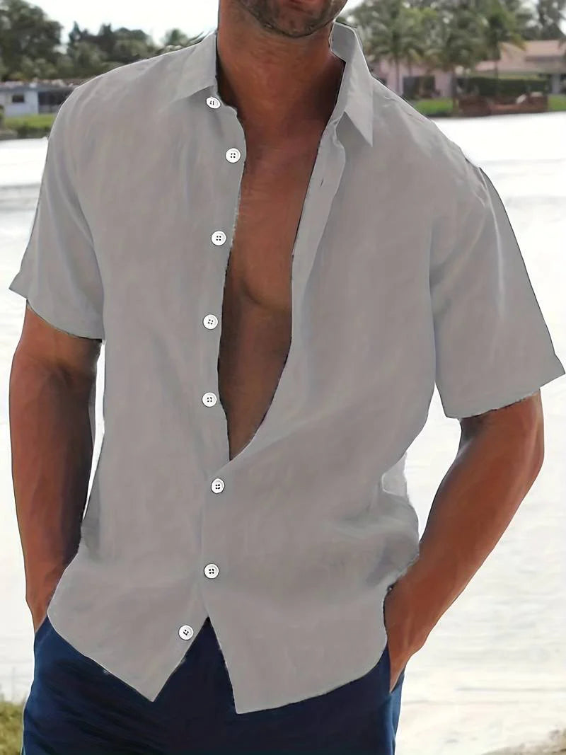 Camisa - Mezcla Ligera Manga Corta