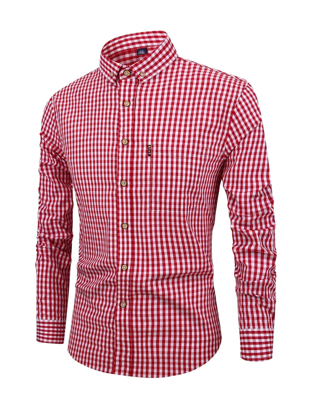 Camisa de cuadros - mezcla suave para hombre