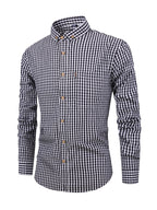 Camisa de cuadros - mezcla suave para hombre