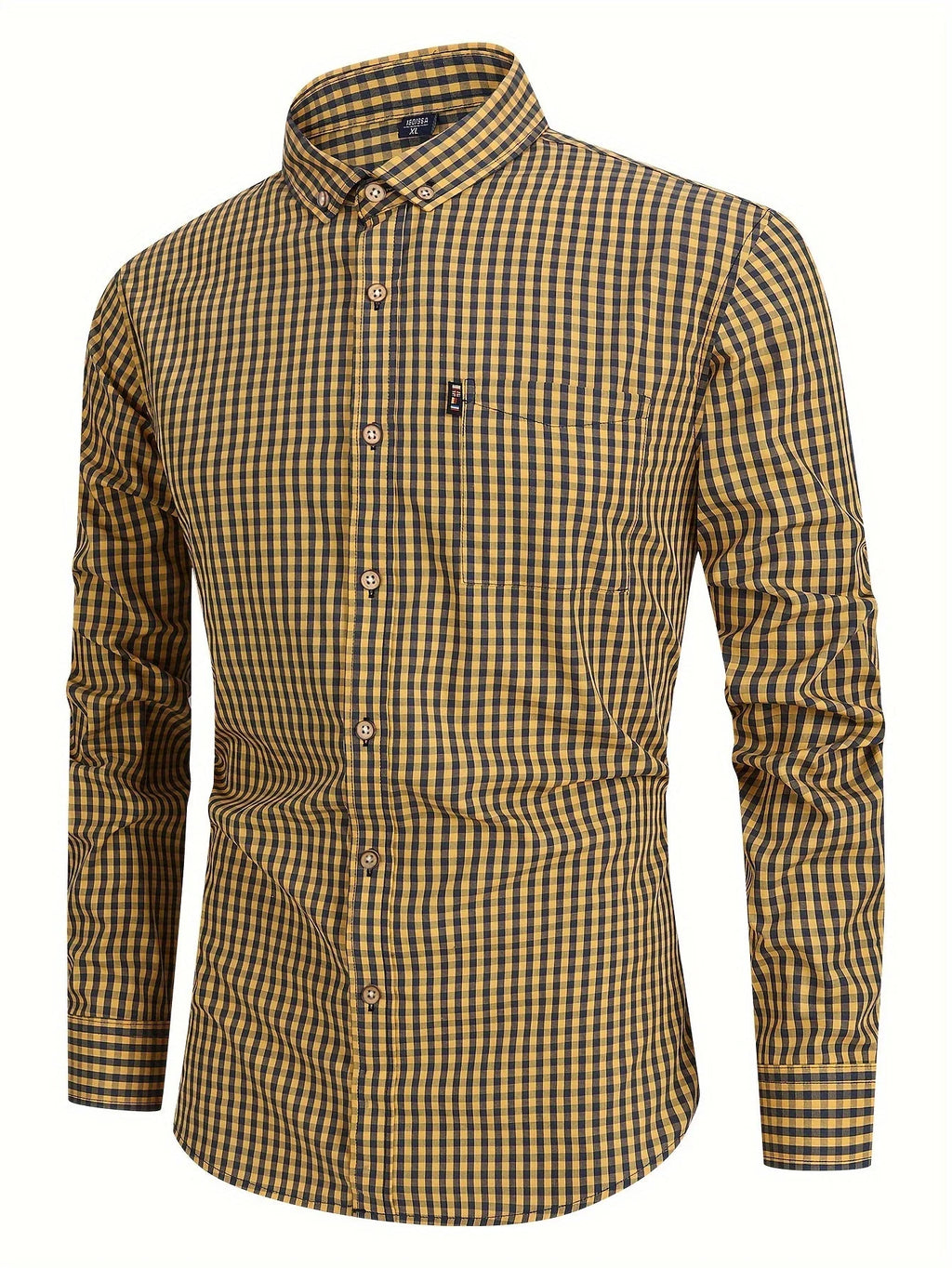 Camisa de cuadros - mezcla suave para hombre