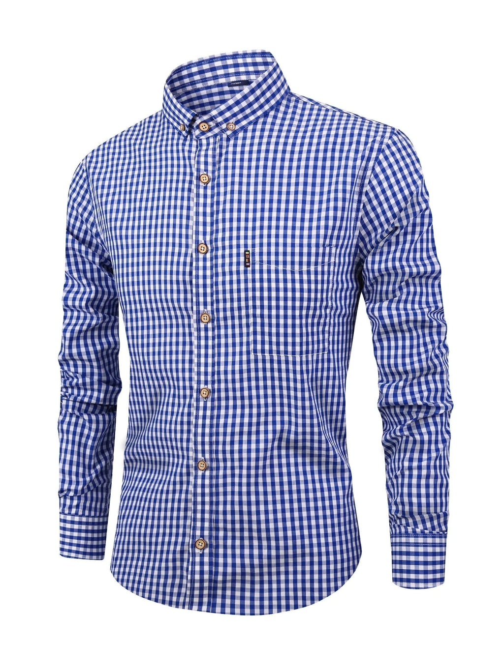 Camisa de cuadros - mezcla suave para hombre