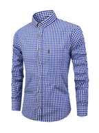 Camisa de cuadros - mezcla suave para hombre