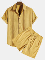 Conjunto de camisa - pana acanalada para hombre