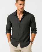 Camisa - Cuello Inteligente Botón Completo