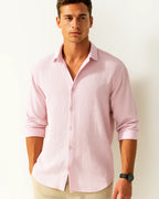 Camisa - Cuello Inteligente Botón Completo