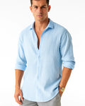 Camisa - Cuello Inteligente Botón Completo