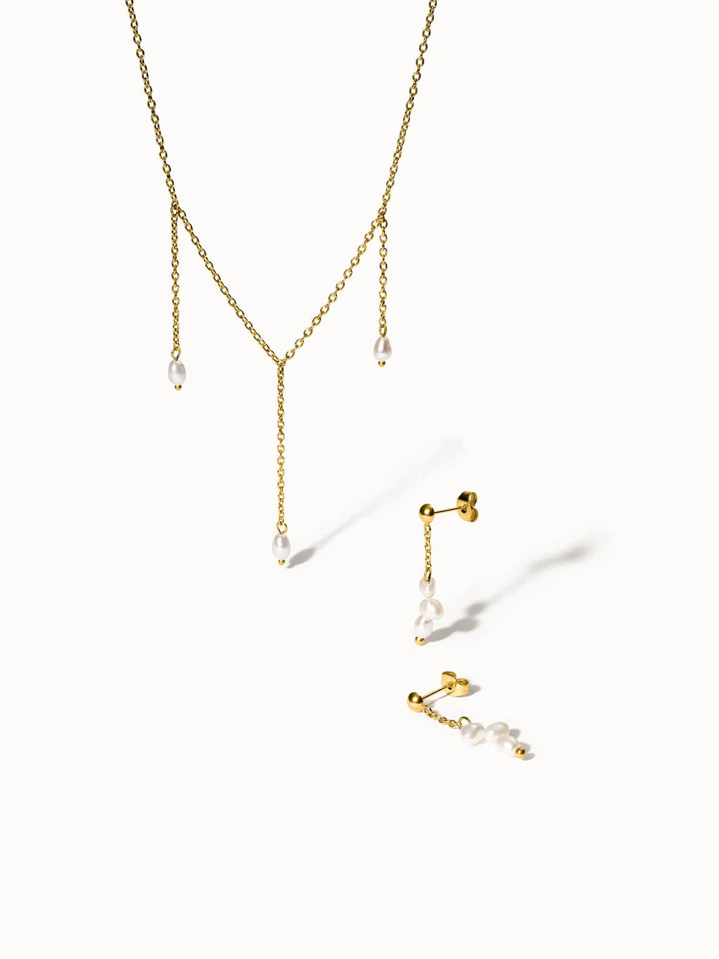 Mahina Club Purely | Conjunto Collar y Pendientes de Perlas