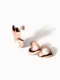 PENDIENTES CORAZÓN CON PERLA