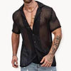 CAMISA DE MANGA CORTA - MALLA HUECA