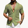 CAMISA DE MANGA CORTA - MALLA HUECA