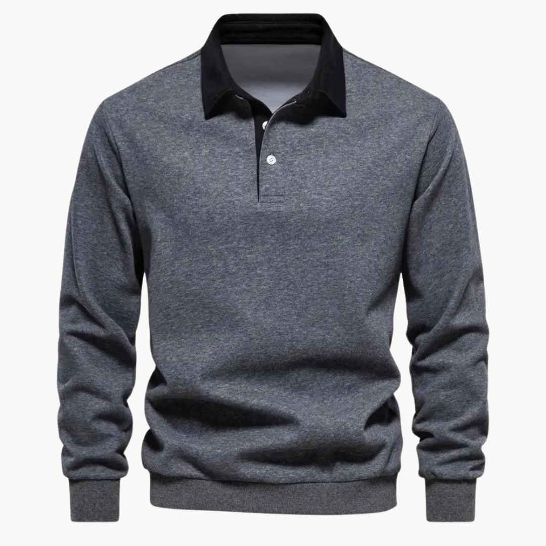 Sudadera Polo Soft-Blend - Flexible
