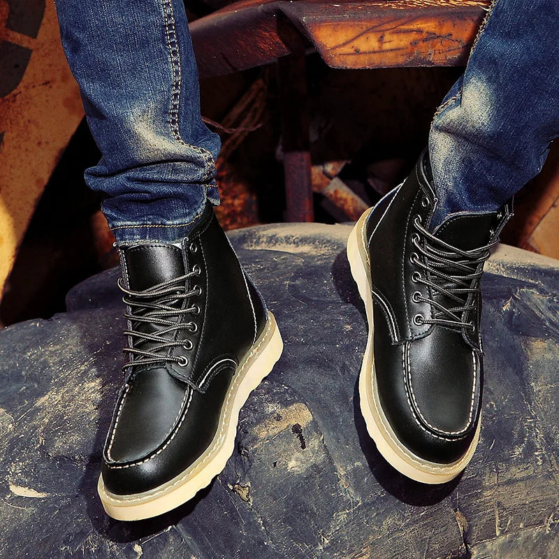 DANIEL - BOTAS EN CUERO GENUINO