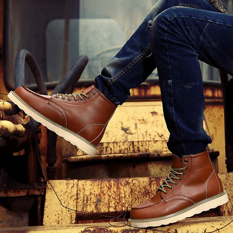 DANIEL - BOTAS EN CUERO GENUINO