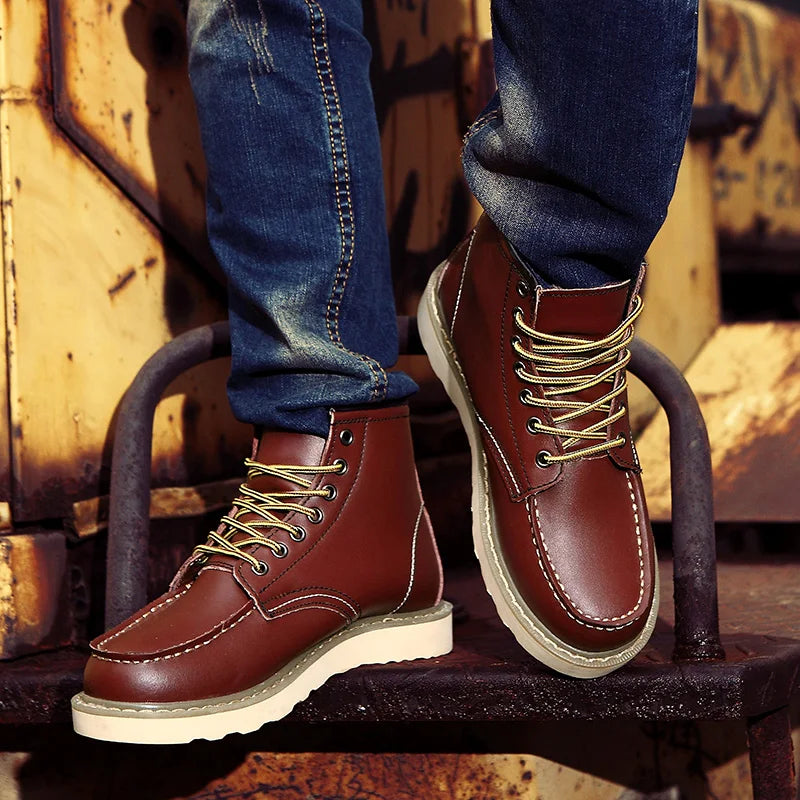 DANIEL - BOTAS EN CUERO GENUINO