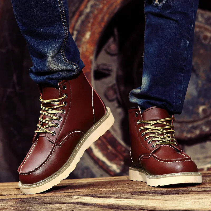 DANIEL - BOTAS EN CUERO GENUINO