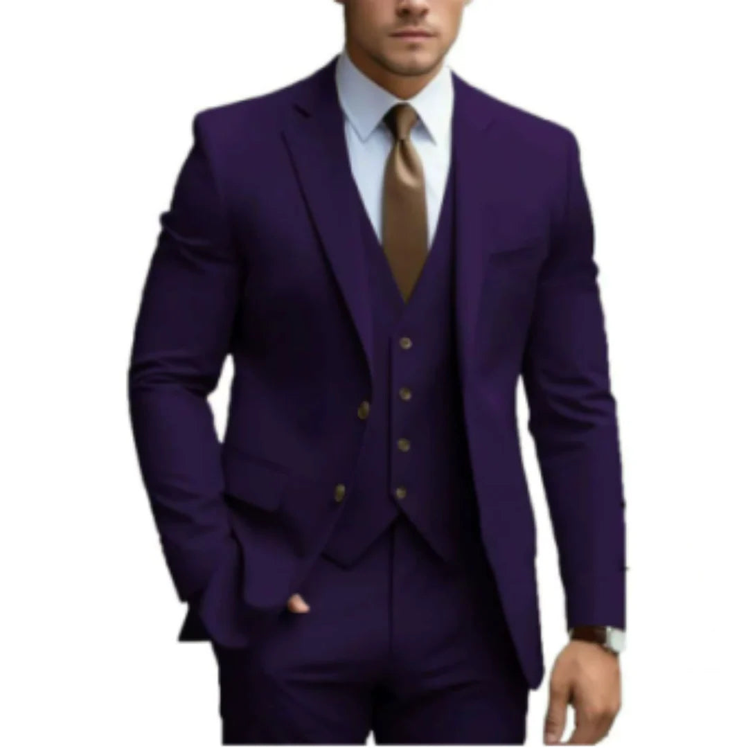 Traje - Hombro Suave Solapa Estructurada