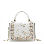 Susan | Bolso de mano para mujer con asa superior adornada