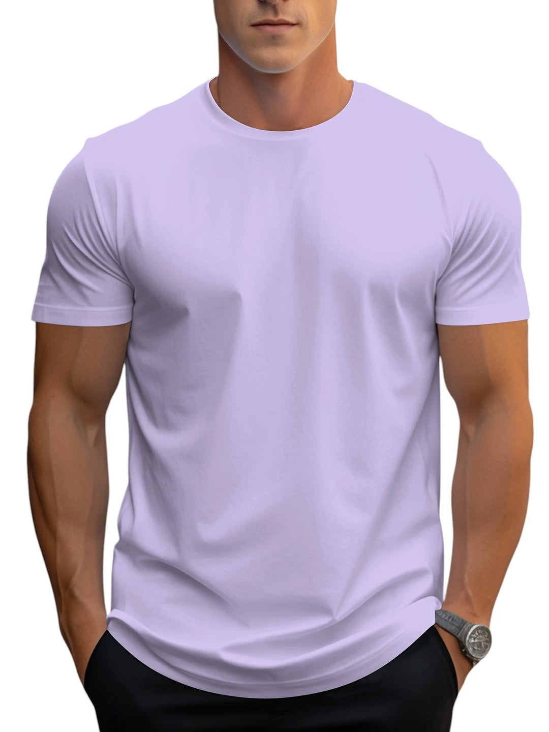 T-shirt - Corte Regular Decote Suave