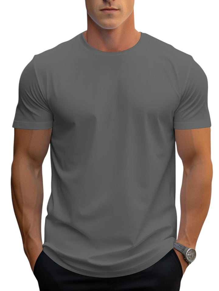 T-shirt - Corte Regular Decote Suave