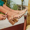 Tróia | Sandalias de Tiras con Tacón