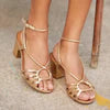Tróia | Sandalias de Tiras con Tacón