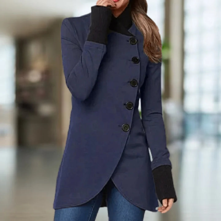 Cindi Women's Coat – Warm and Stylish Asymmetrical Winter Coat for Everyday Comfort