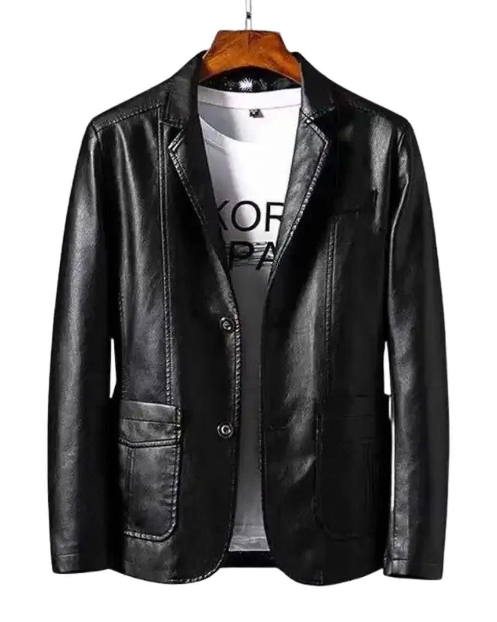 Chaqueta de cuero premium