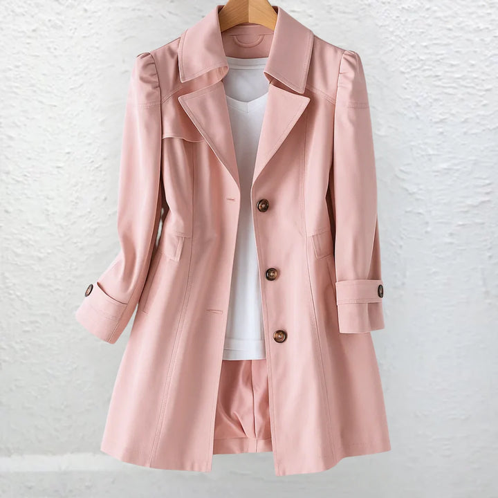 Catalina™ | Elegante Gabardina Vintage