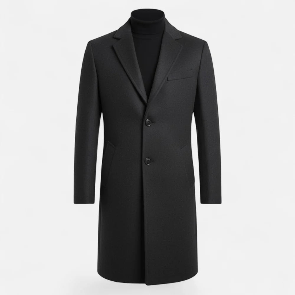 Luis | Trench Coat De Lana De Longitud Media Para Hombre – Heritage Oxford
