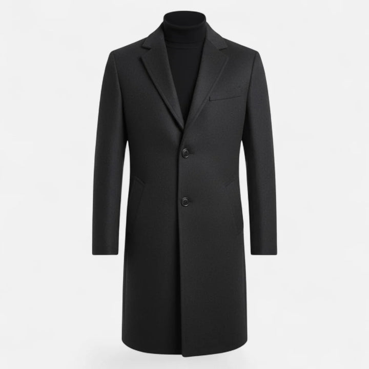 Luis | Trench Coat De Lana De Longitud Media Para Hombre – Heritage Oxford