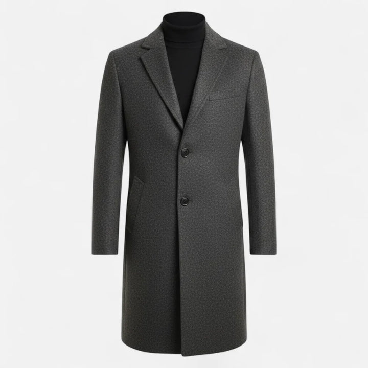 Luis | Trench Coat De Lana De Longitud Media Para Hombre – Heritage Oxford