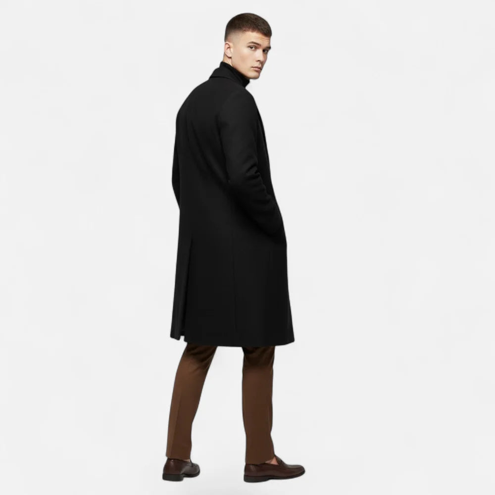Luis | Trench Coat De Lana De Longitud Media Para Hombre – Heritage Oxford