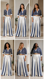 Conjunto de camisa y pantalón